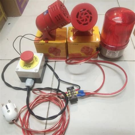 Jual Sirine Peresmian Fire Alarm Gedung Double Sirine 220V MS 190