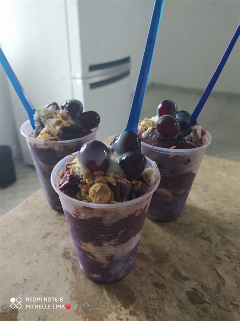 Açaí tropical Sobremesas deliciosas Alimentos gourmet Receitas