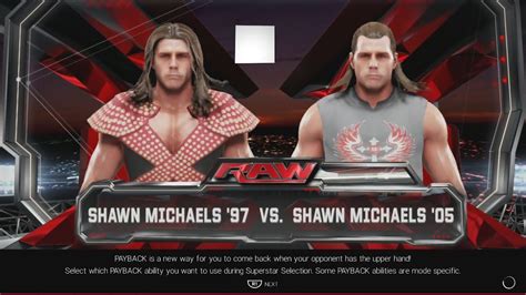 Wwe K Shawn Michaels Vs Shawn Michaels Youtube