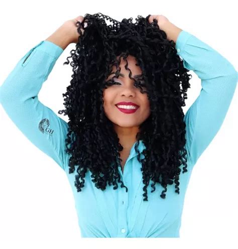 Cabelos Cacheado Sint Tico Nina Softex Crochet Braids Brin