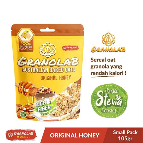 Jual Granolab Original Honey Granola Gr Shopee Indonesia