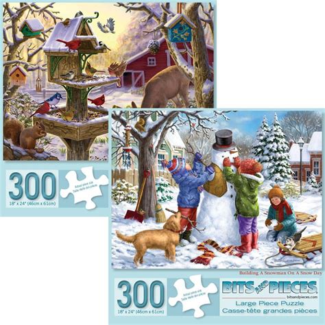 Bits And Pieces Value Set Of Piece Jigsaw Puzzles For Adults