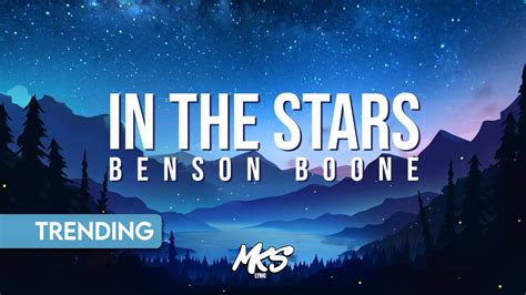 Benson Boone In The Stars Lyric YouTube