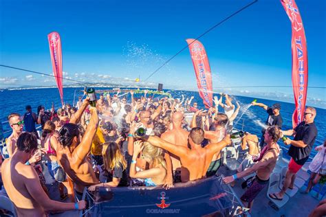 View Out Our Wild Boat Party Photos Oceanbeat Ibiza