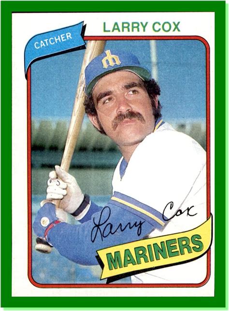 1980 Topps 116 Larry Cox SEATTLE MARINERS At Amazon S Sports