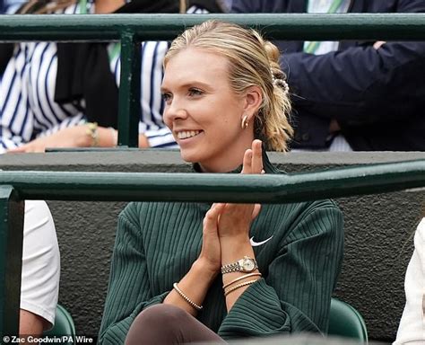 Katie Boulter Watches Her Tennis Star Boyfriend Alex De Minaur In