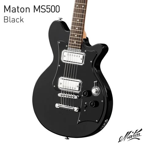 Maton Ms500 Black Handmade Electric Guitar