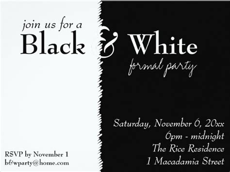 Invitations White Party Digital Invitation Template Printable All White Party Invitations All ...