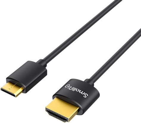 Smallrig 3041 Hdmi Cable Ultra Slim 4k 55cm Mini Hdmi To Full Hdmi