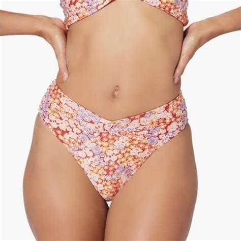 L Space Swim Nwt Lspace Nancy Lee Bikini Bottoms Color Lilly Of The