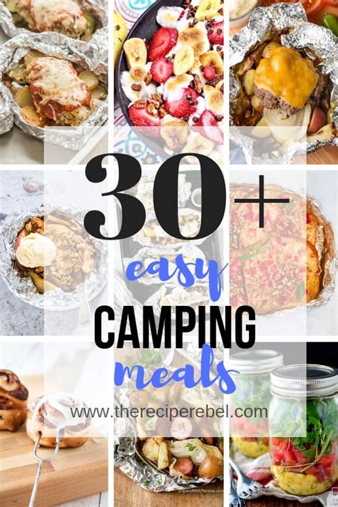 30 Easy Camping Meals Easy Prep Campfire Cooking The Recipe Rebel