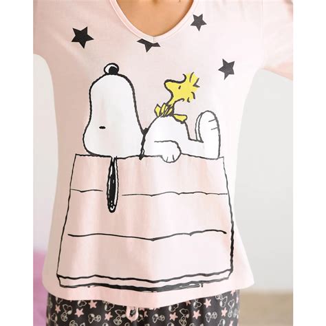 Peanuts Pyjama Mit V Ausschnitt Online Kaufen Baur