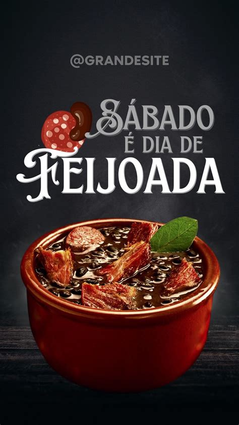 S Bado Dia De Feijoada Preto Defumado Story Do Instagram Templates