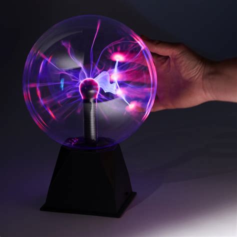 The Plasma Lightning Orb Hammacher Schlemmer