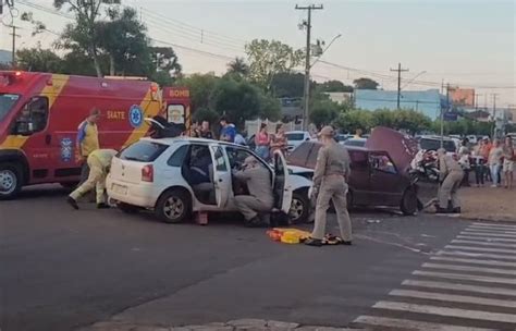 Casal e criança ficam feridos em acidente na cidade de Renascença PP