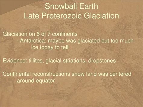 Ppt Snowball Earth Powerpoint Presentation Free Download Id 355115