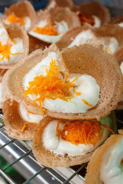 Thai Style Crisp Tart Or Khanom Bueang Stock Image Image Of Market Orange 60954325