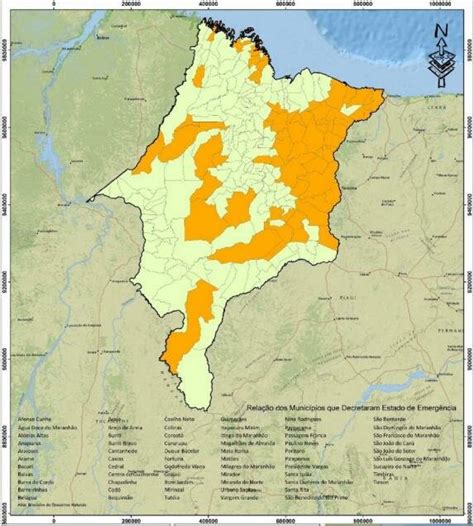 Munic Pios Maranhenses Que J Decretaram Estado De Emerg Ncia A Eventos