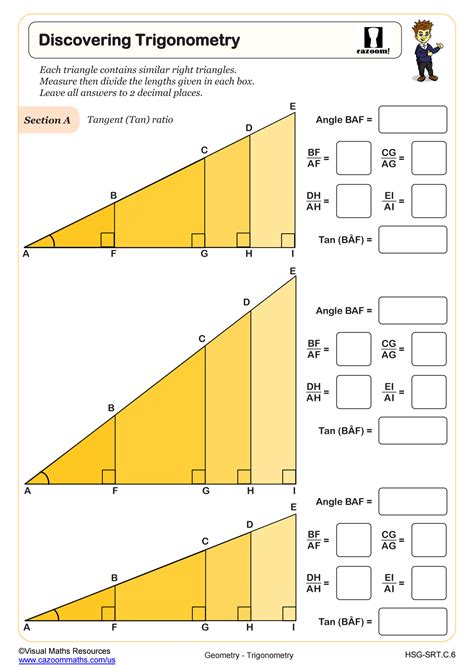 Right Triangle Trigonometry Notes And Worksheets Lindsay Bowden