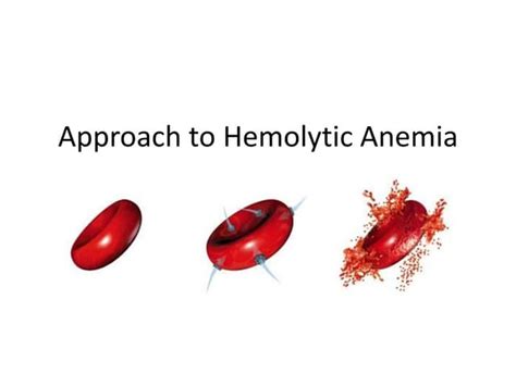 Approach To Hemolytic Anemia Ppt