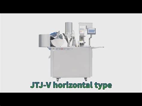 JTJ V Horizontal Type Semi Automatic Capsule Filling Machine Fully