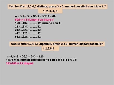 Esercizi Con Soluzione Su Calcolo Combinatorio Livello Elementare