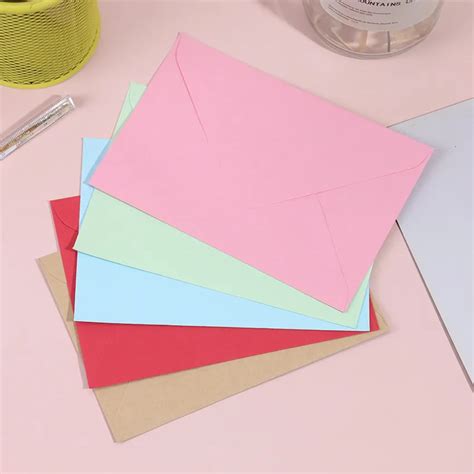 Enveloppe Rose Nouvelles Enveloppes Color Es R Tro En Papier Vierge