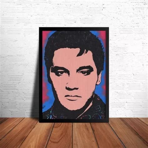 Quadro Decorativo Elvis Presley Arte Cartaz Moldura MercadoLivre