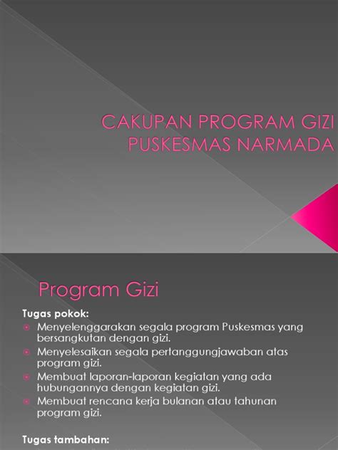 PDF Program Gizi Puskesmas DOKUMEN TIPS