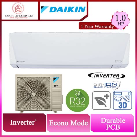 Daikin 1hp 2 5hp R32 Standard Inverter Air Conditioner Ftkf Series Non