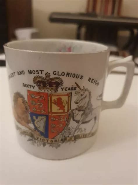 Queen Victoria Diamond Jubilee Commemorative Mug Picclick Uk