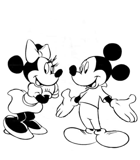 Disegni Minnie Topolino Disegni Per Bambini Da Stampare E Colorare