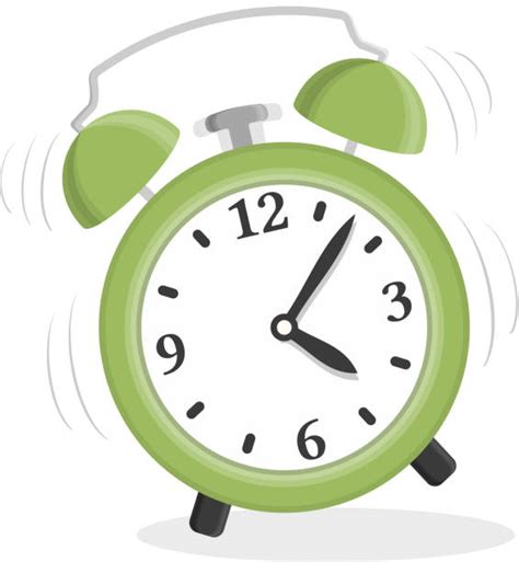 Best Alarm Clock Ringing Cartoon Illustrations Royalty Free Vector