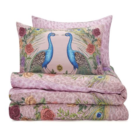 Pink Matthew Williamson Xanadu Peacock Duvet Cover Bedding Set Terrys