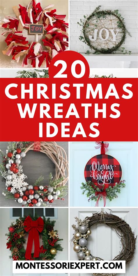 20 Easy DIY Christmas Wreaths Ideas For Front Door