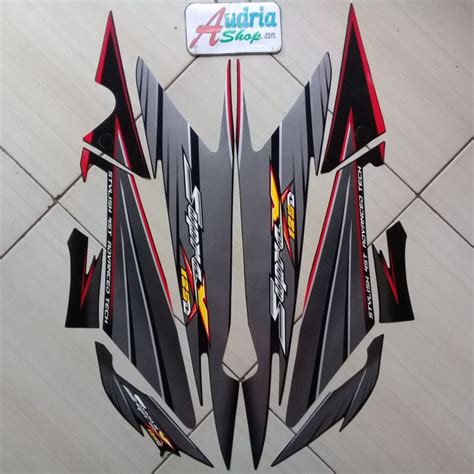 Stiker Striping Motor Honda Supra X 125d 2005 Hitam Lazada Indonesia