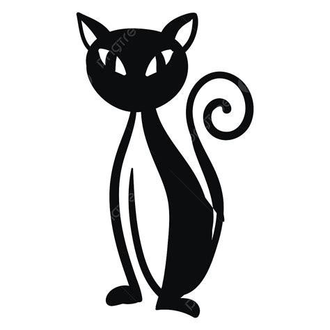 Thin Cat Clipart Image