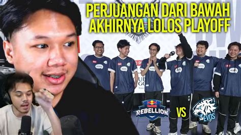 Dari Perjuangan Evos Akhirnya Resmi Lolos Ke Playoff Evos Vs Rbl