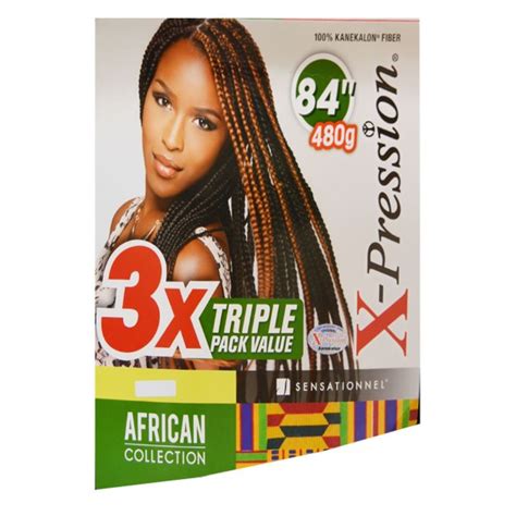 Sensationnel African Collection Synthetic 100 Kanekalon X Pression