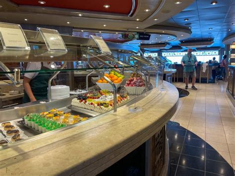 The Buffet On The Msc Cruise Ship Divina In Port Canaveral Florida