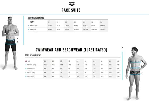 Arena Jammers Size Guide Discount Shop | www.meesenburg.kz