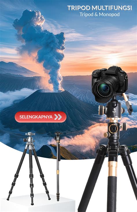 beike indonesia tripod monopod kamera profesional terbaik