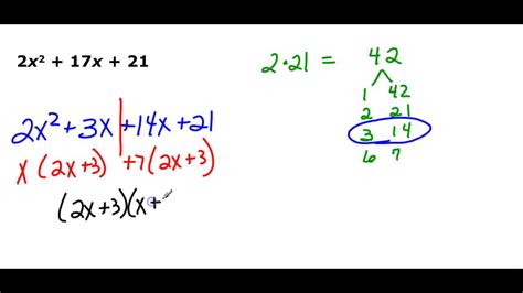 Factoring Ax2 Bx C