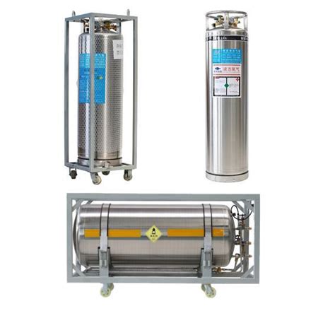 Horizontal Vertical Welded Insulated Cryogenic Cylinder Dewar Tank For