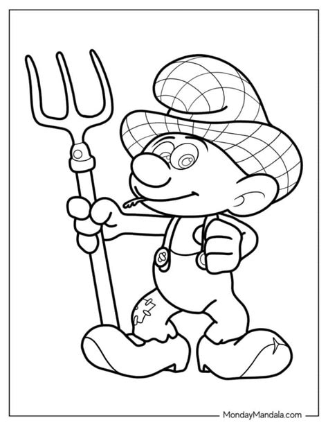 34 Smurf Coloring Pages (Free PDF Printables)