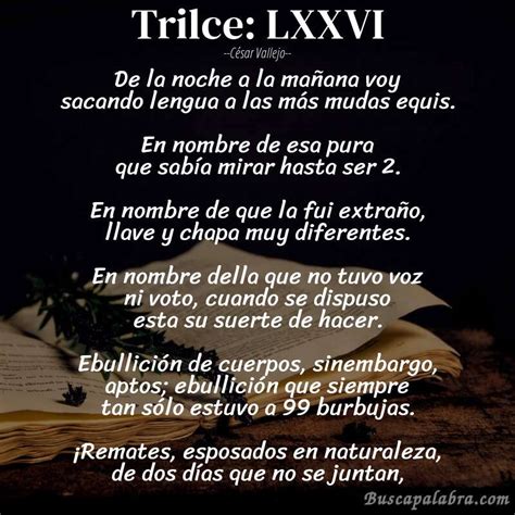 Poema Trilce Lxxvi De César Vallejo Análisis Del Poema