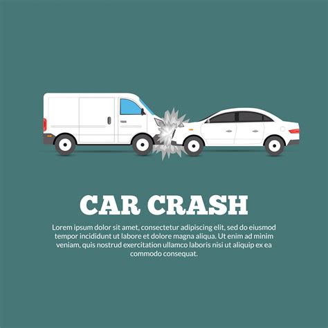 Car Crash Poster 469141 Vector Art At Vecteezy