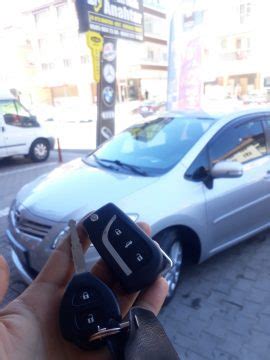 Toyota Auris Kumandalı Yedek Anahtar Ankara Oto Anahtar