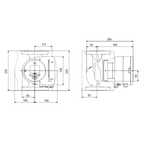 Grundfos Magna F Flansch Pumpenkiste