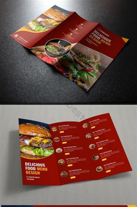 Trifold Restaurant Menu Brochure Template Psd Free Download Pikbest